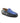 Plain Moccasins in Patent Leather - Navy Blue/Blue Garden - Atlanta Mocassin