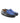 Plain Moccasins in Patent Leather - Navy Blue/Blue Garden - Atlanta Mocassin