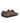 Penny Moccasins in Canvas-Effect Leather - Brown - Atlanta Mocassin