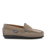 Penny Moccasins in Safiano Leather - Taupe - Atlanta Mocassin