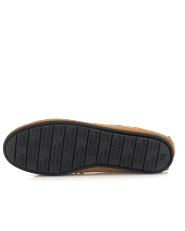 Laces Moccasins in Nubuck Leather - Tabaco - Atlanta Mocassin