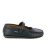 Mary Jane Moccasins in Smooth Leather - Dark Blue - Atlanta Mocassin