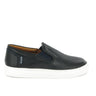 Slip On Sneakers in Smooth Leather - Navy Blue - Atlanta Mocassin