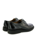 Derby Shoes in Smooth Leather - Black - Atlanta Mocassin